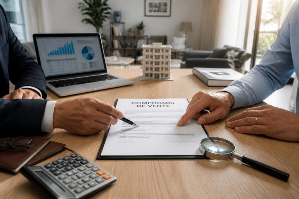 découvrez les éléments essentiels à vérifier dans un compromis de vente pour sécuriser votre achat immobilier avant de signer.