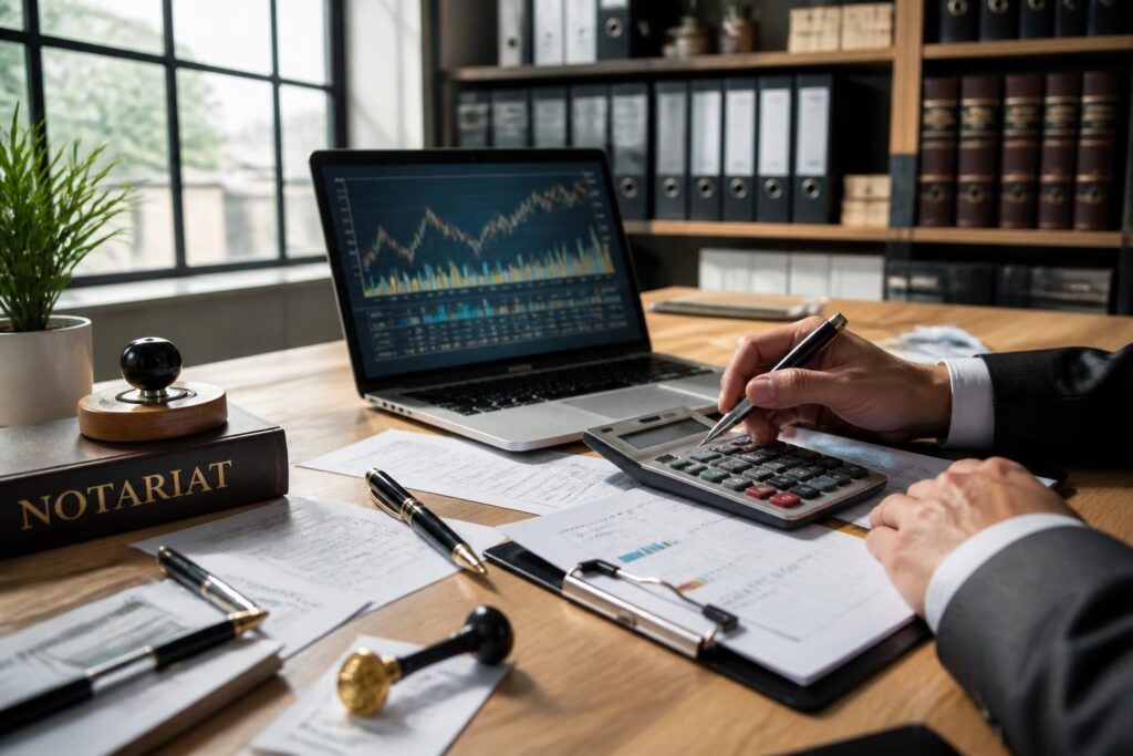 découvrez la composition des frais de notaire et leur mode de calcul en 2026 pour mieux préparer votre achat immobilier.