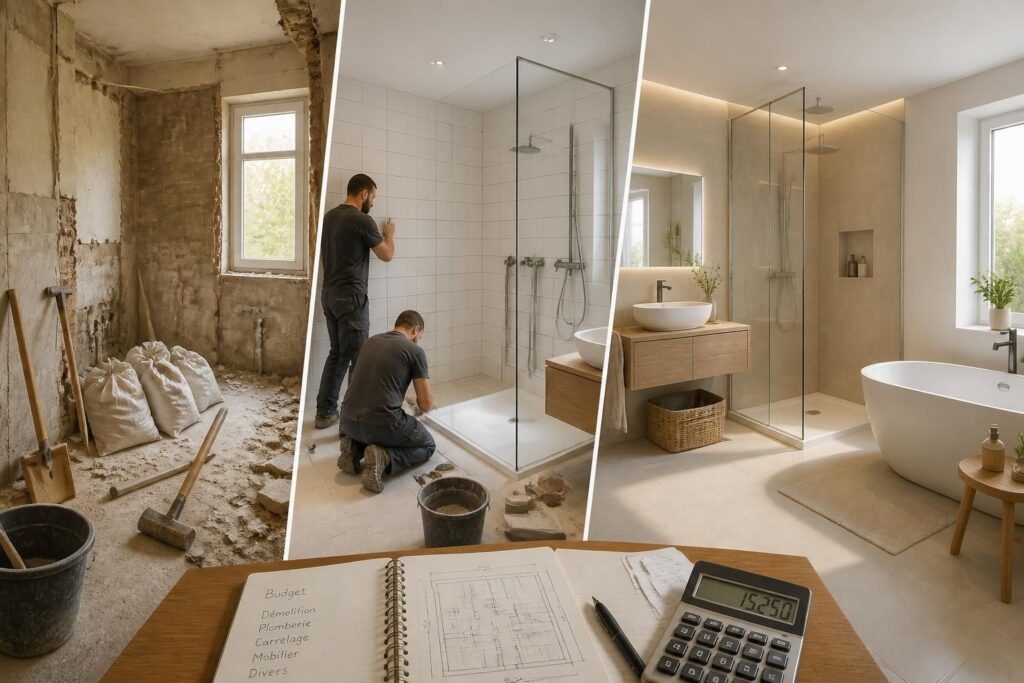 Rénover une salle de bain : étapes et budget